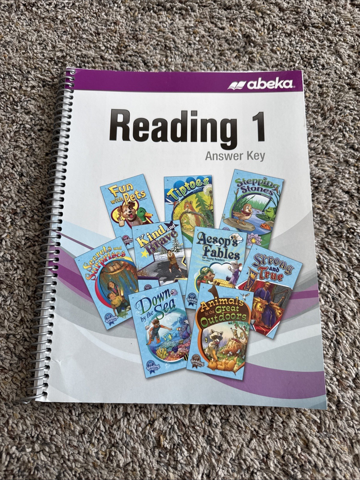 Abeka Reading 1 Answer Key Spiralbound Home School Teacher Book