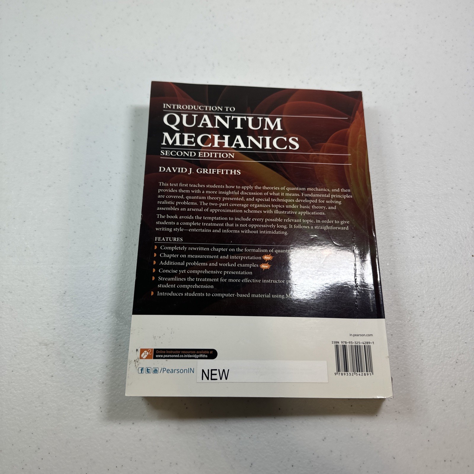 Intro to quantum mechanics | Second Edition | ISBN 978-9332542891
