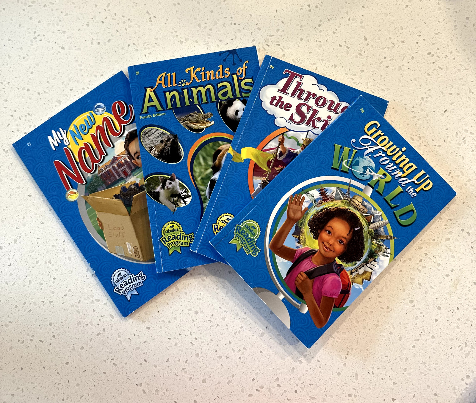 Lot of 4 Abeka 2nd Grade Readers