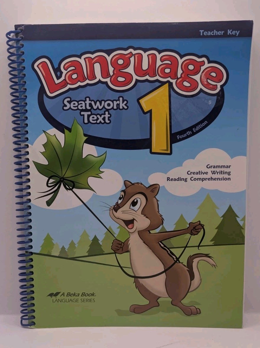 ABeka Book Language 1 Seatwork Text Teacher Key New