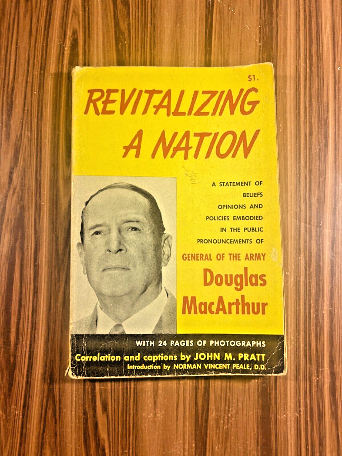 Revitalizing a Nation Douglas MacArthur Paperback Book 1952 Politics Vintage