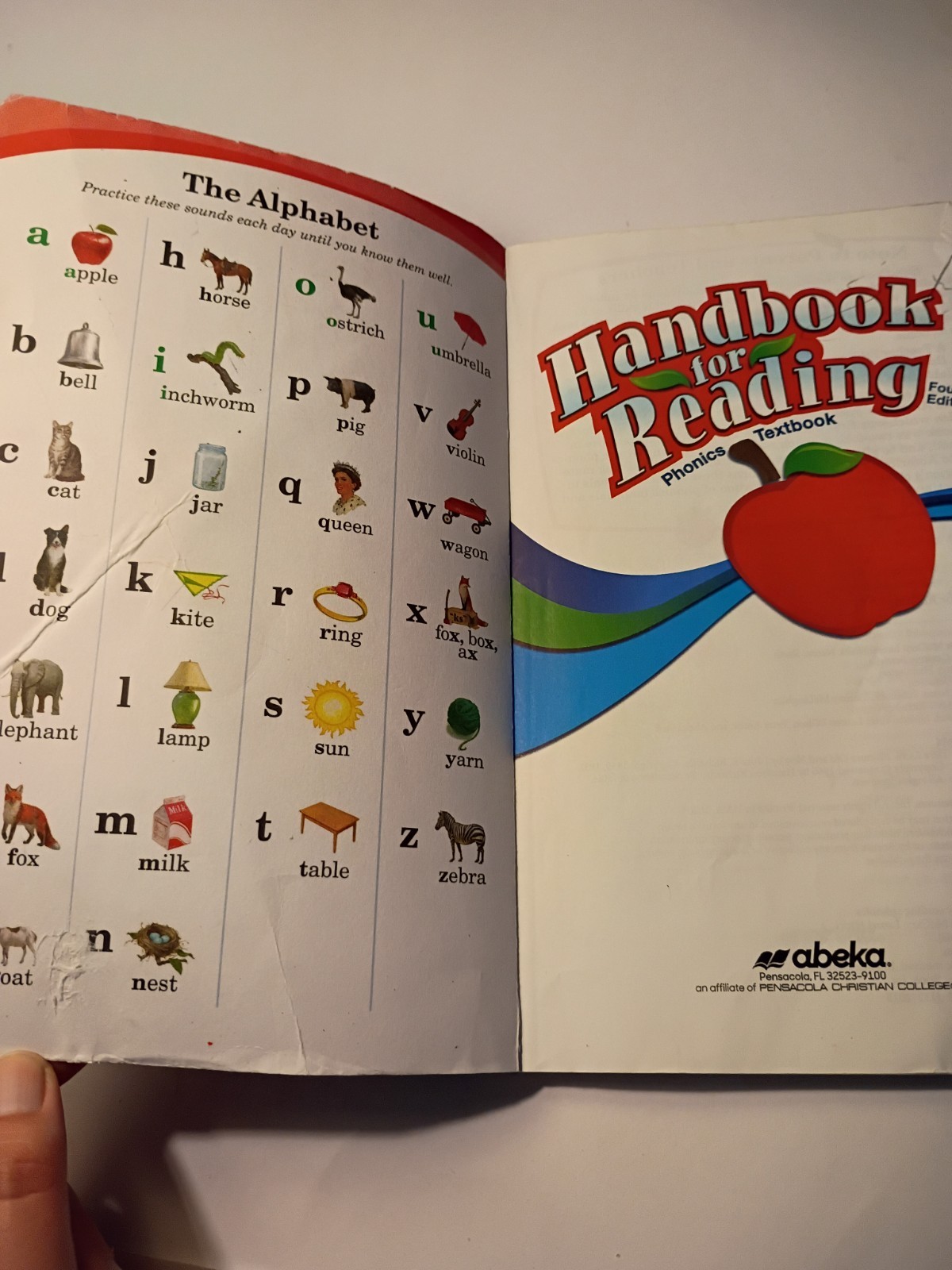 Abeka Reading Program Handbook For Reading Fourth Edition Grade 1-3 Phonics
