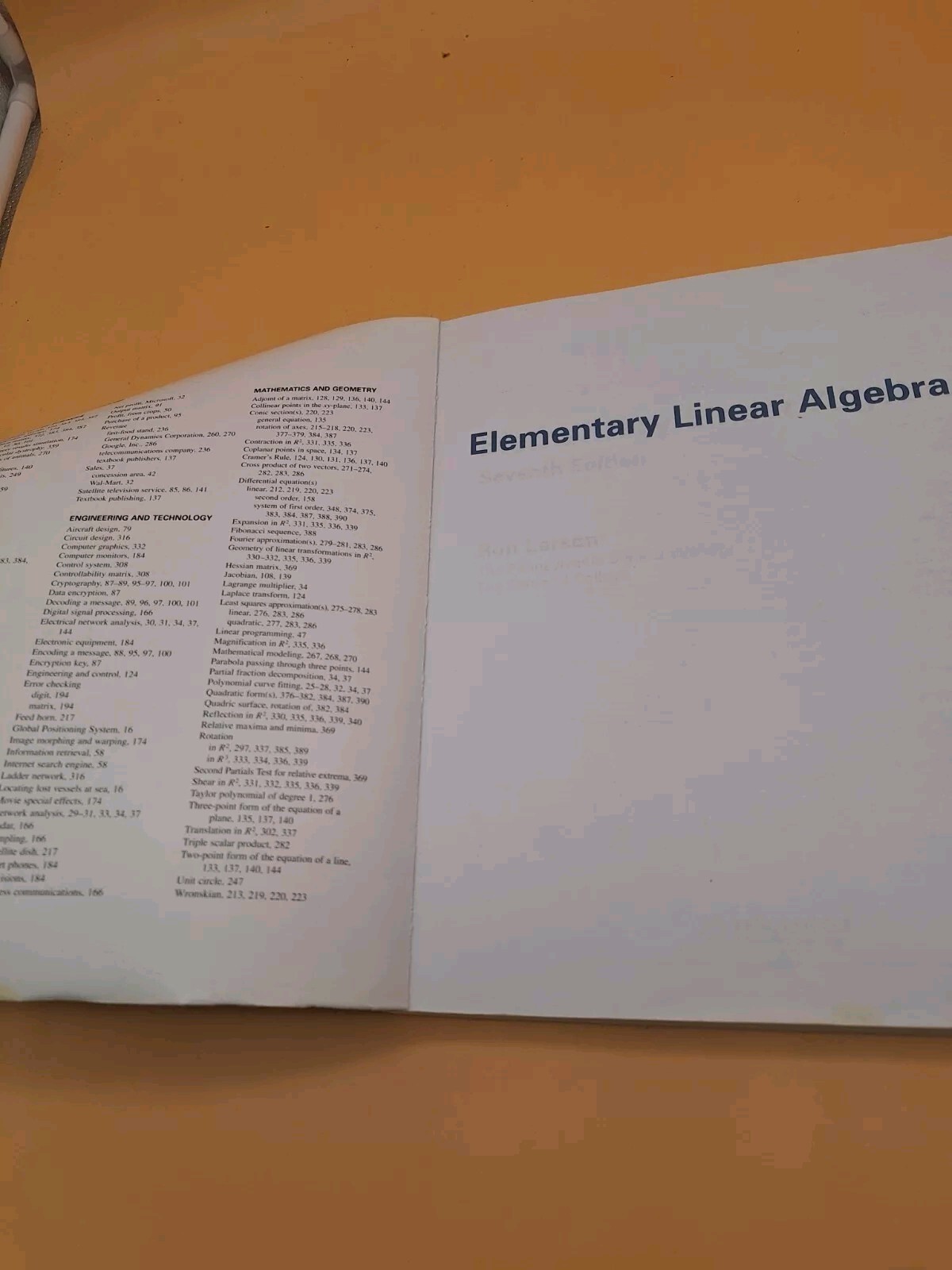 Elementary Linear Algebra. by Larson, Ron 7th Edition International Edition