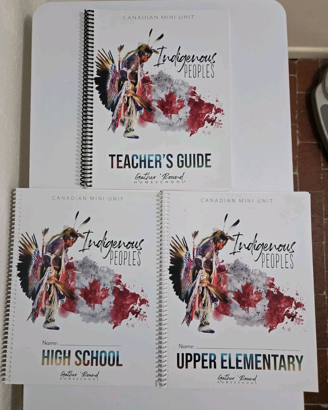 LOT Gather Round Homeschool Canadian Mini Unit Teacher, High School, Upper Elem.