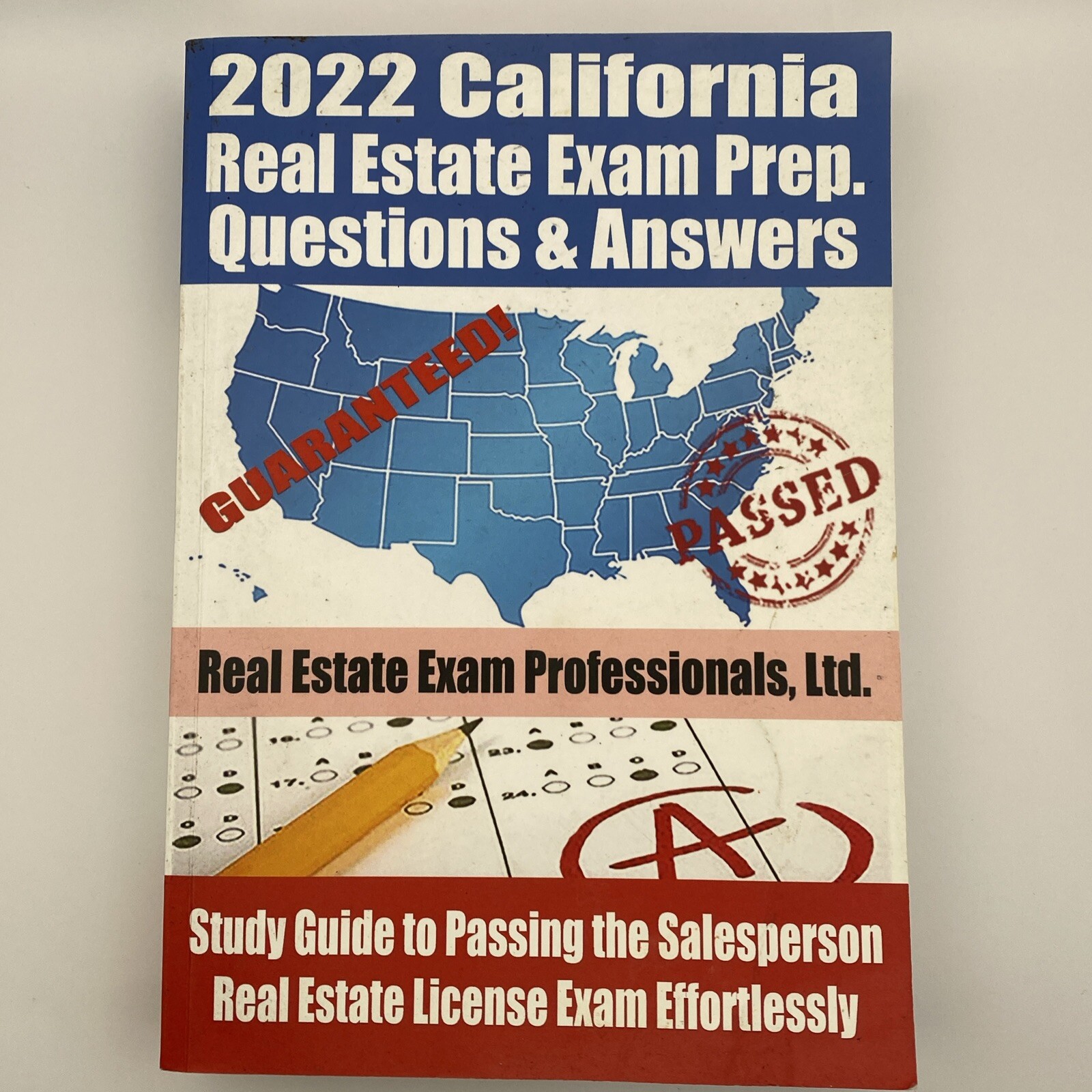 2022 California Real Estate Exam Prep : Questions & Answers PB Study Guide