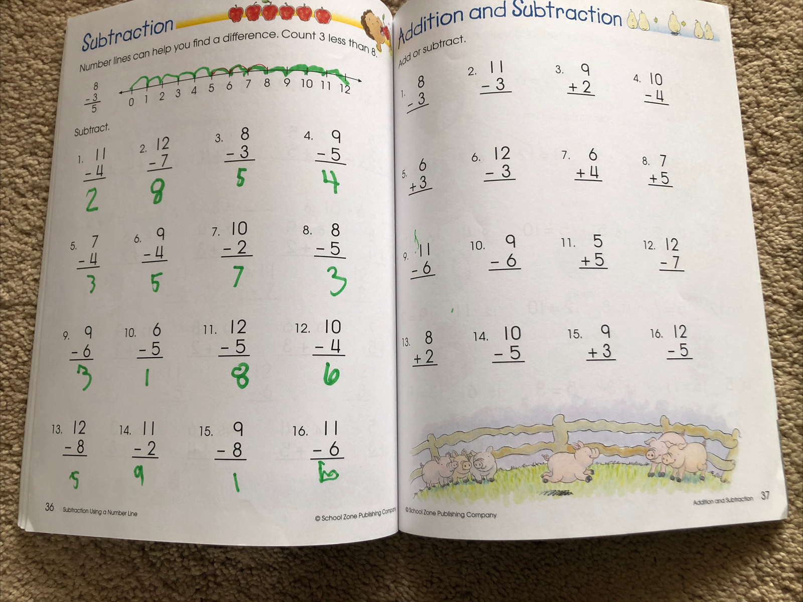 Elementary School Workbooks ~ Grade 1 and Grade 2 ~ Review Fun!