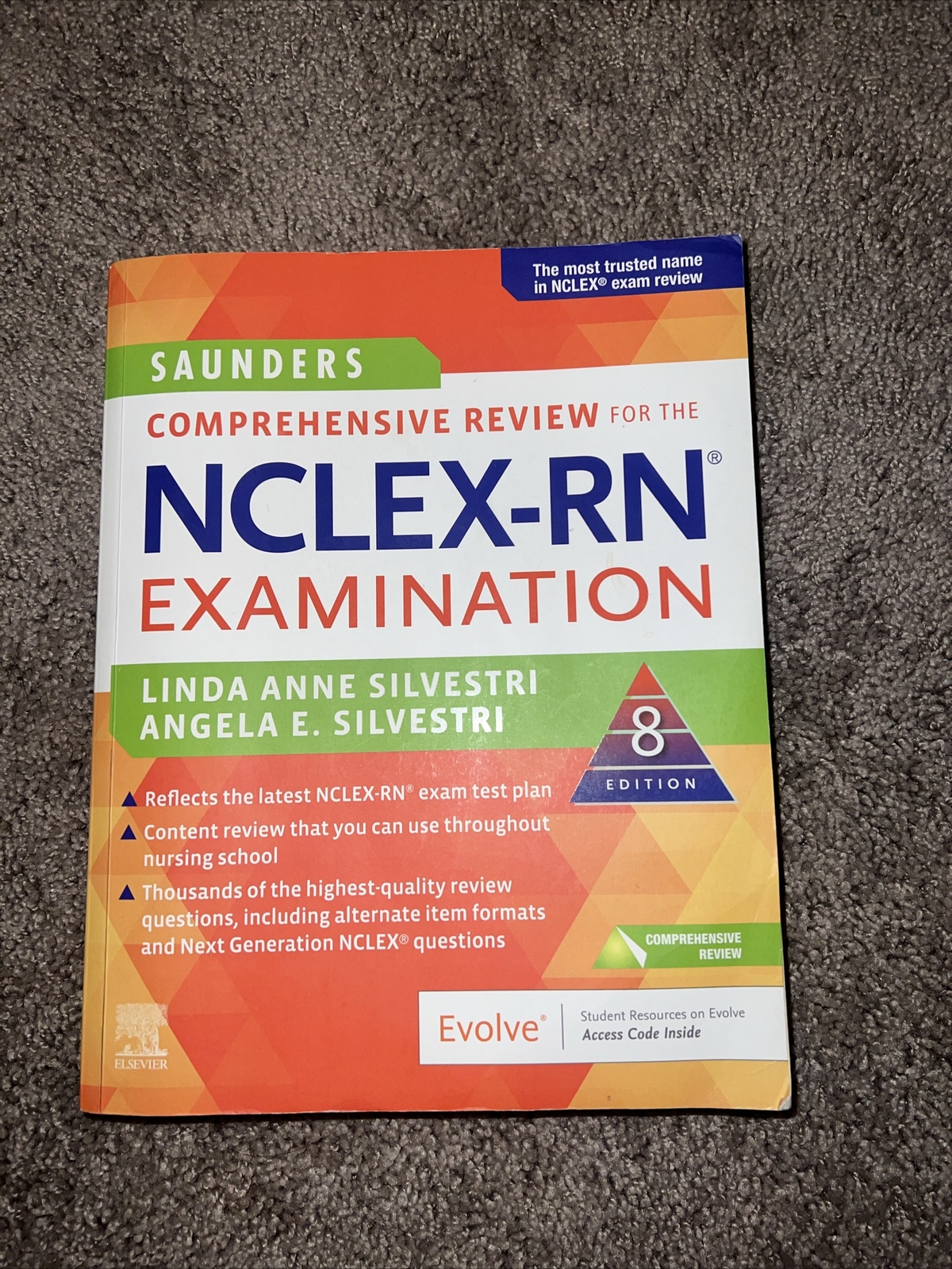 Saunders Comprehensive Review for the NCLEX-RN® 8th Edition – BRAND NEW