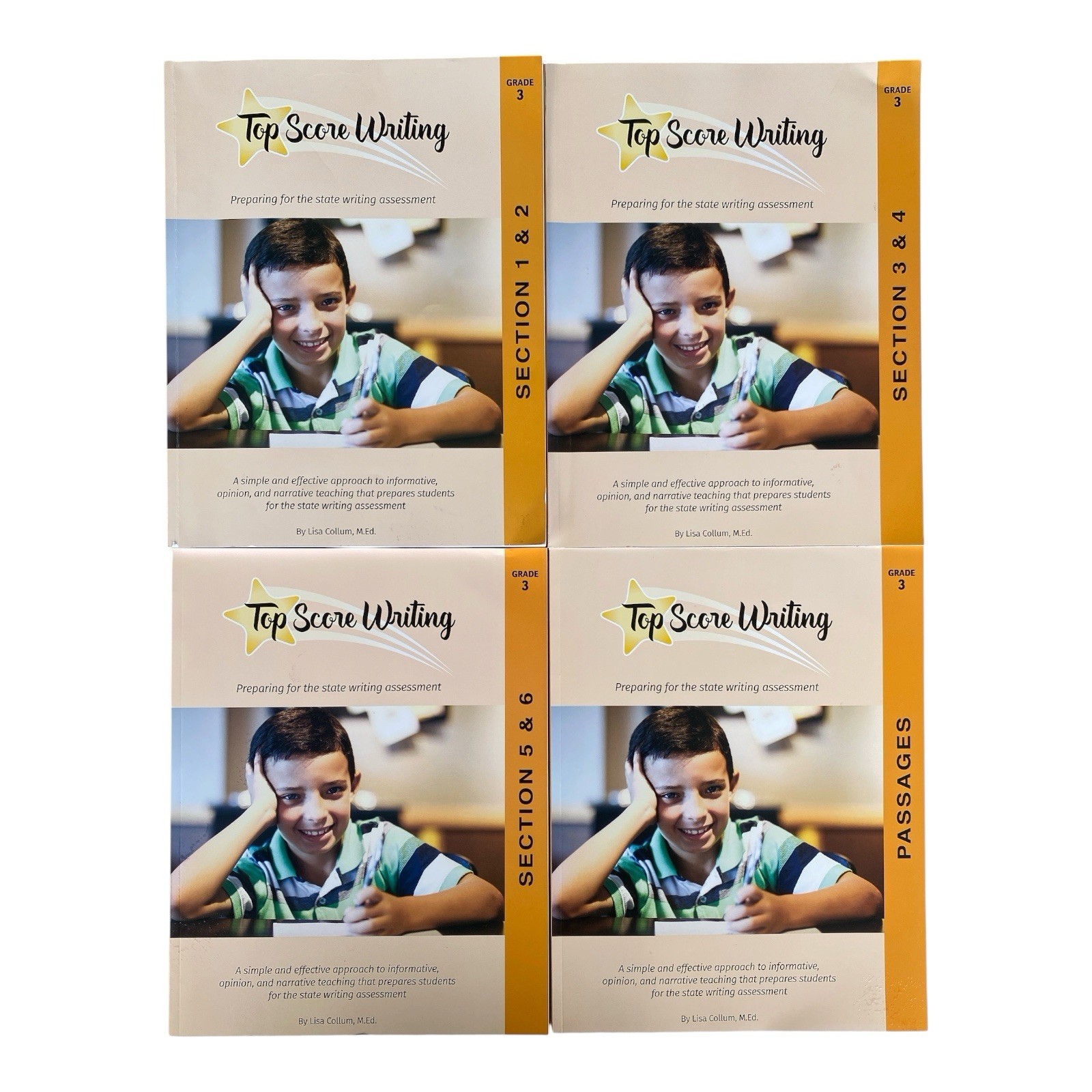 Top Score Writing Grade 3 Complete 4 Book Curriculum Set State Assessment