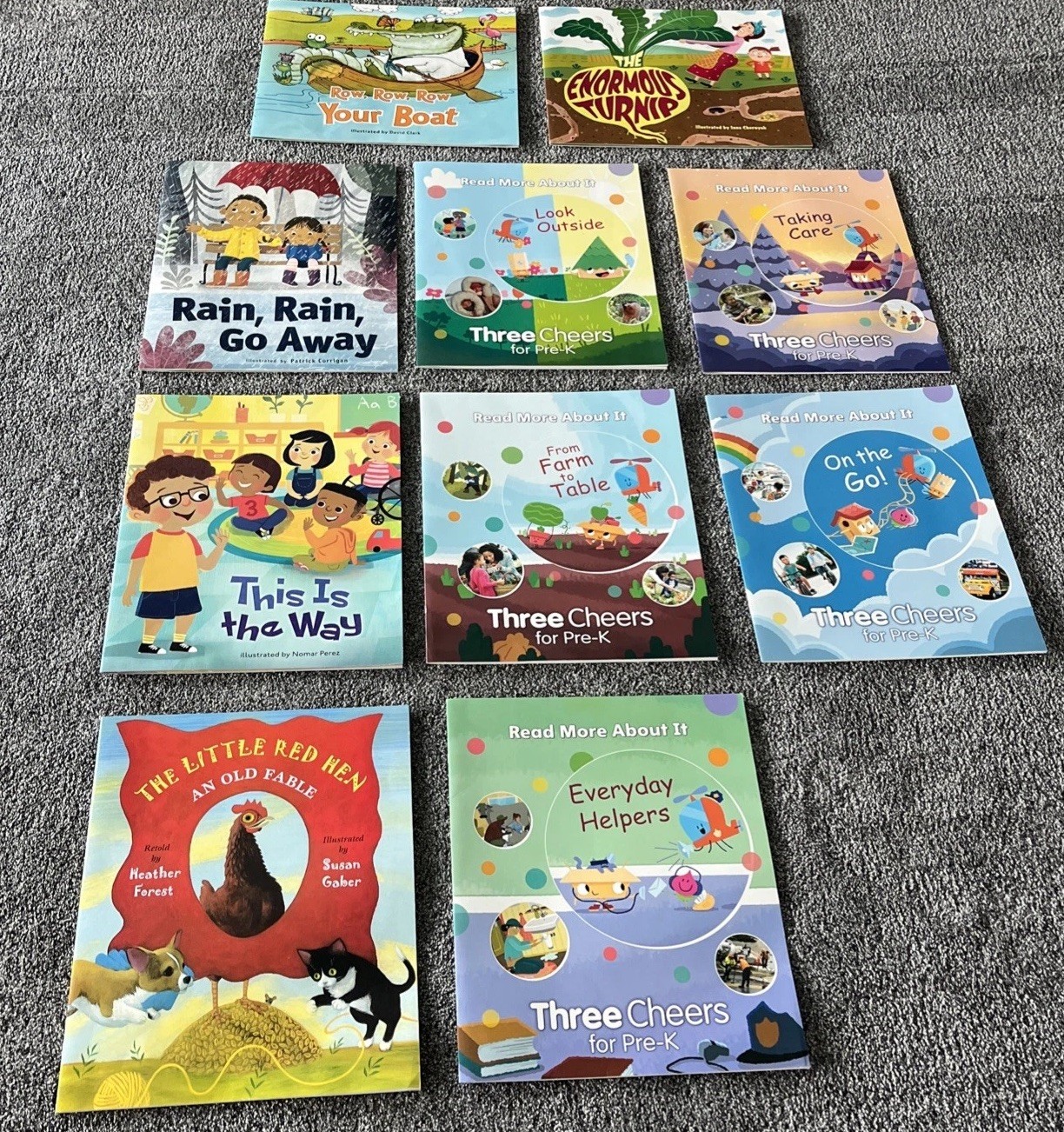 Lot Of 10 BIG Children’s Book Set BOOKS ARE 18”x15” Elementary Homeschool NEW