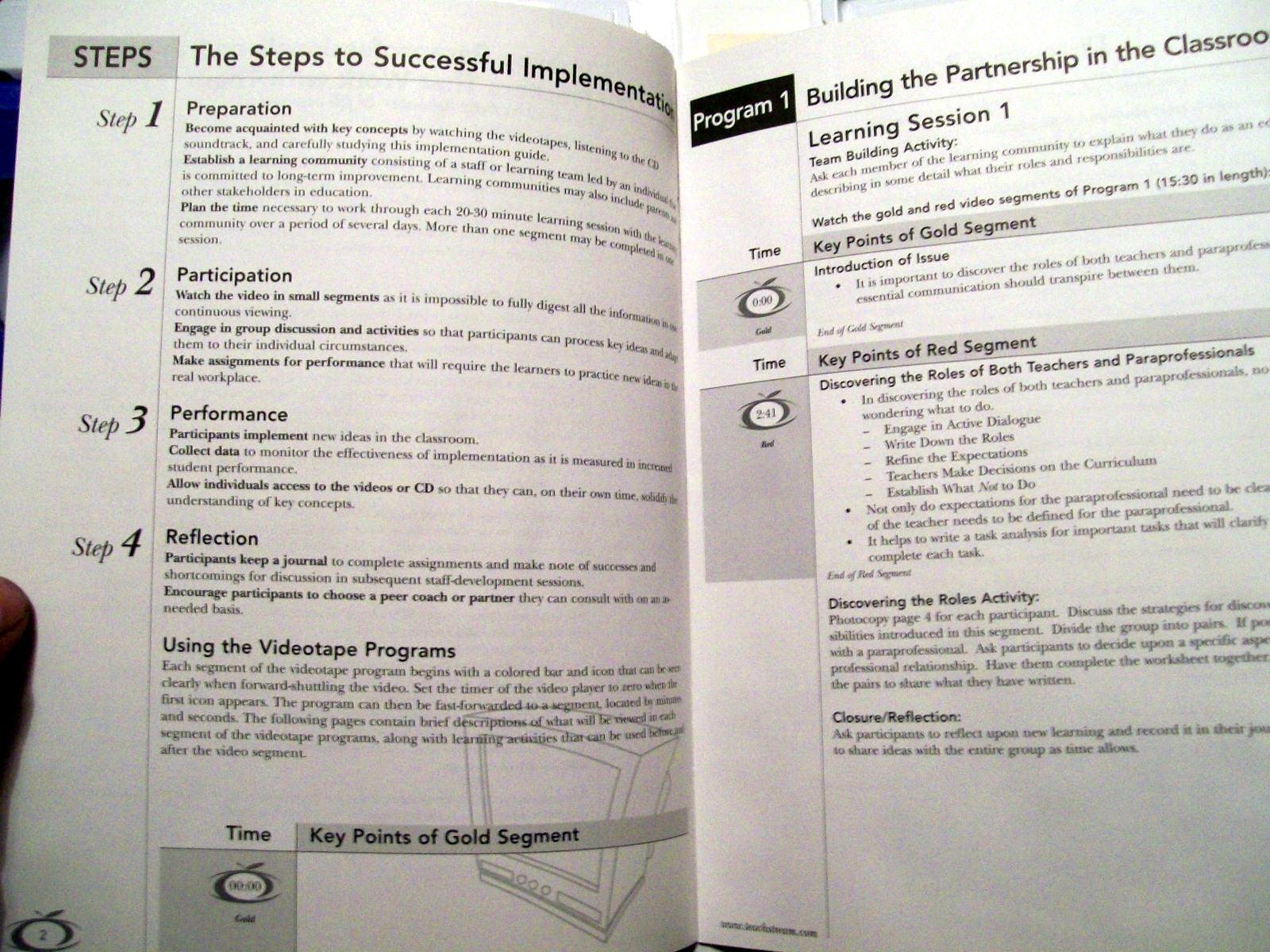 Training Paraprofessionals & the Teachers that Work with Them (Mixed Media Kit)