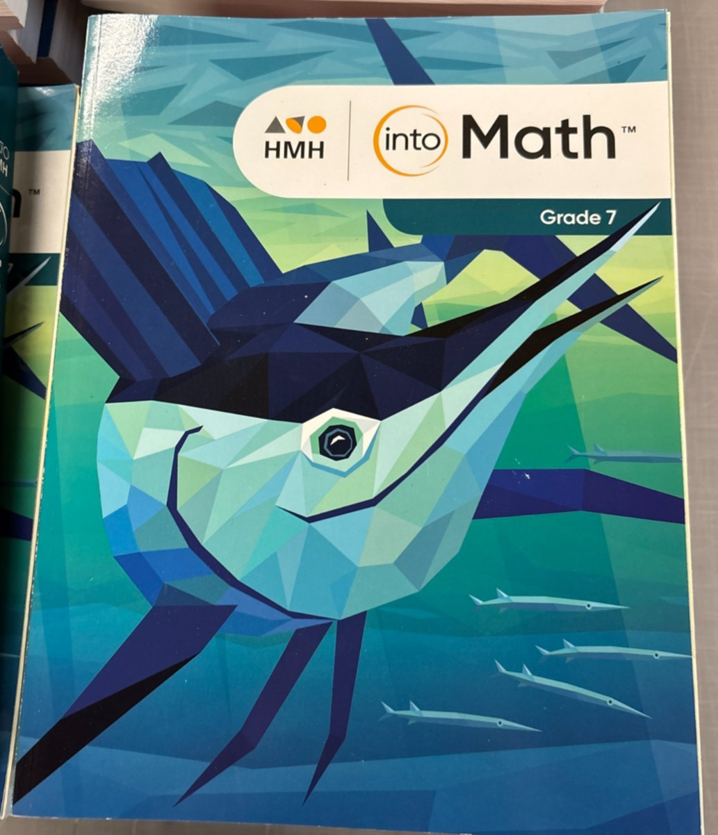 HMH:Grade 7 introduction to Math Student workbook BIG DISCOUNT