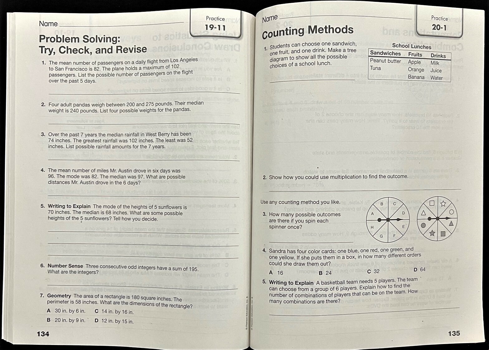 6th – EnVision Math Interactive HOMEWORK WORKBOOK – Teachers/Homeschool/Tutors
