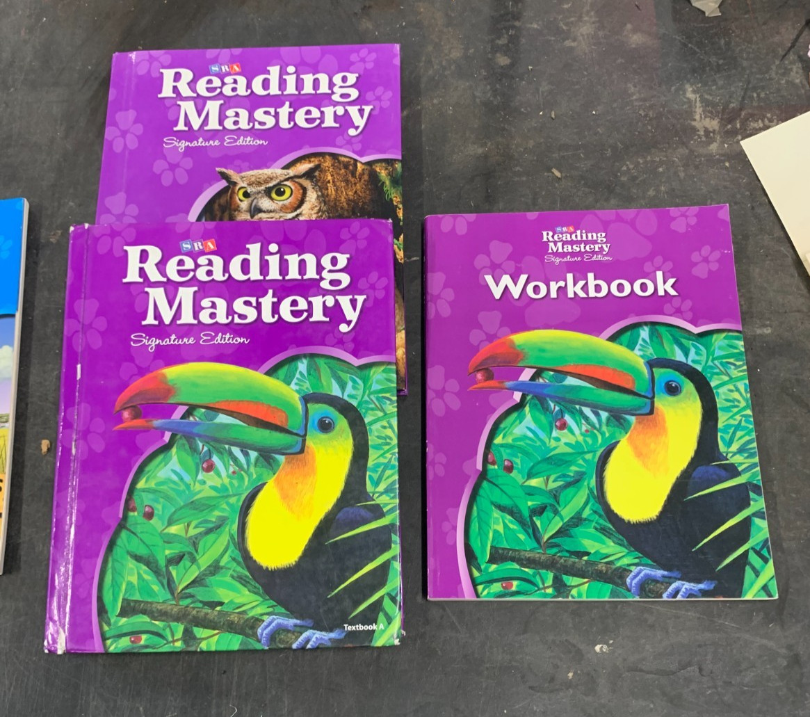 SRA Reading Mastery Signature Edition Grade 4 Textbook A and B, Workbook