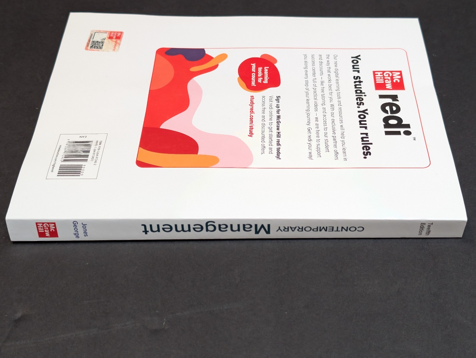 Contemporary Management 12th *International Student Ed. ISE -2022 Jones & George