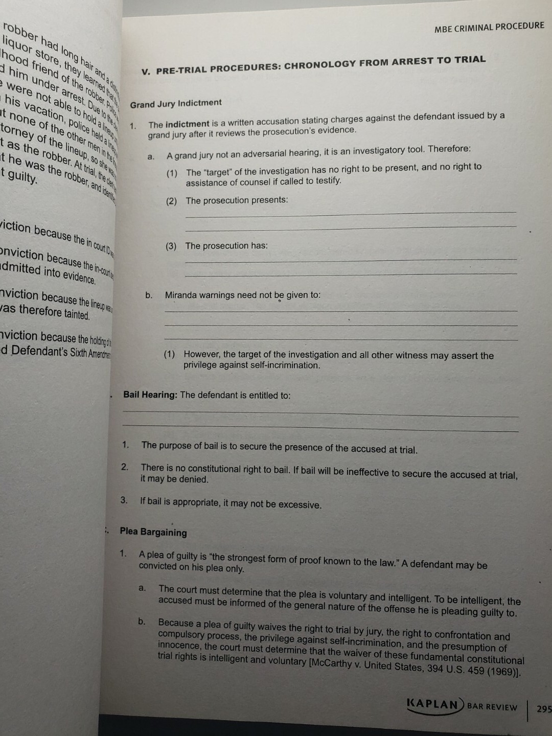 Kaplan Illinois Bar Notes Lecture Materials