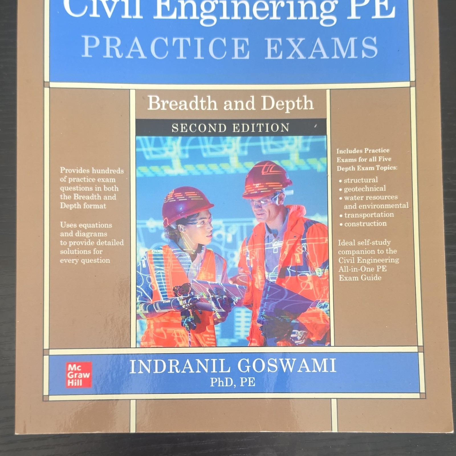 McGraw-Hill Civil Engineering PE Practice Exams 2nd Ed Goswami Paperback