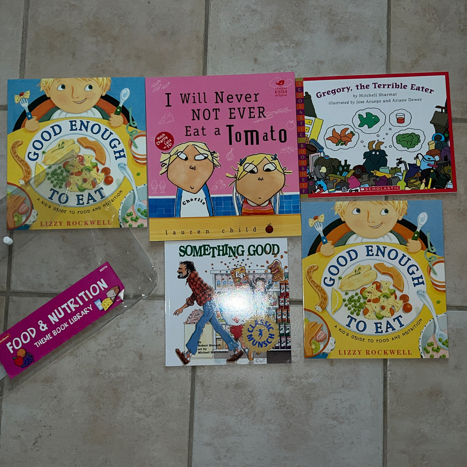 Lakeshore Food & Nutrition Theme Book Library Collection of 5 Books