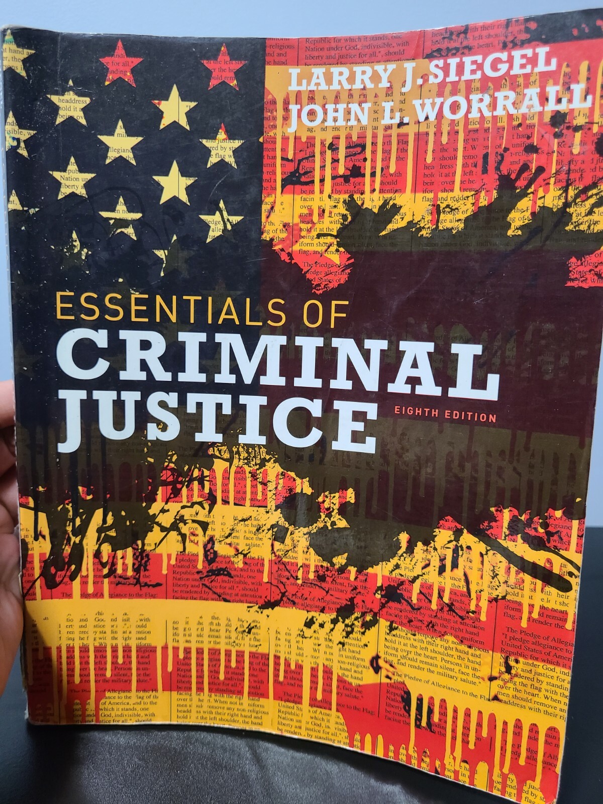 Essentials of Criminal Justice 8th Edition soft cover