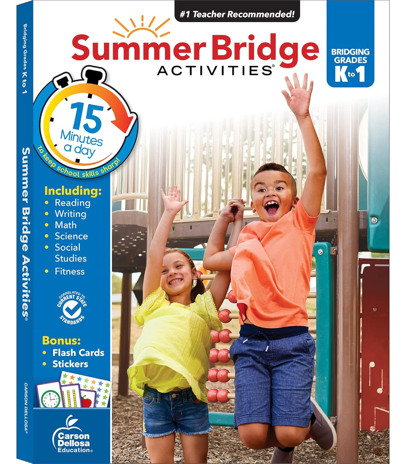 Summer Bridge Activities Kindergarten to 1St Grade Workbooks, Activity Book Ages