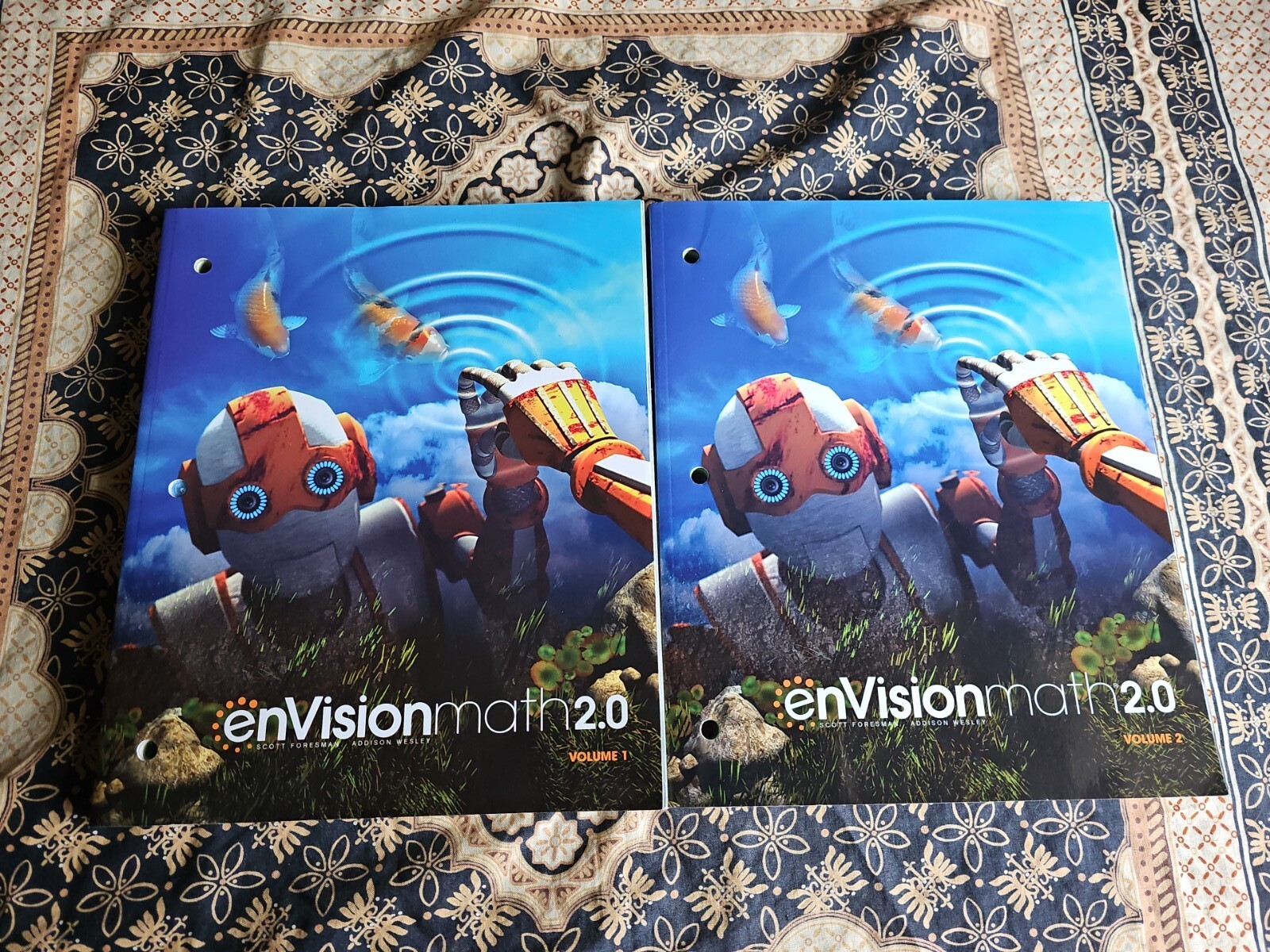 ENVISIONMATH 2.0 Grade 6 VOLUMES 1 & 2 PB Book COMMON CORE CCSS ~NM CONDITION~