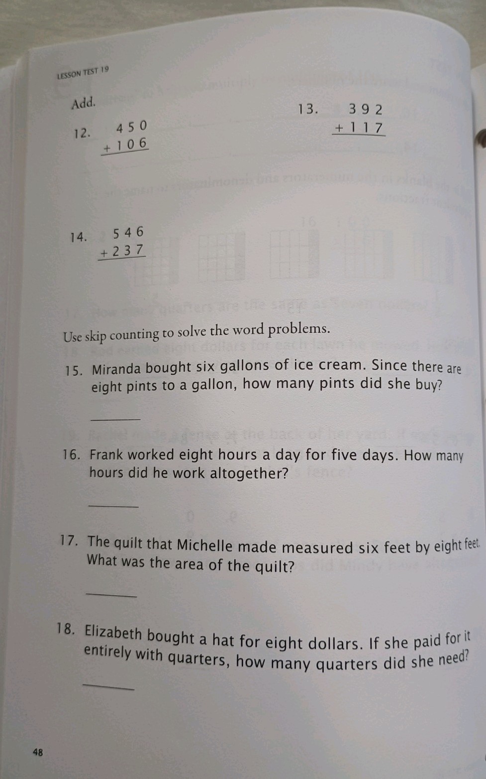 Gamma Tests : Single and Multiple-Digit Multiplication by Math-U-See Homeschool