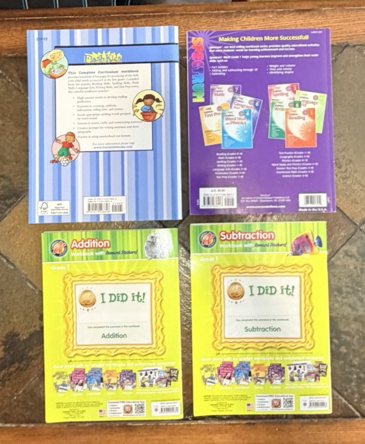2006 Grade 1 Workbook Bundle – Math, Reading & Complete Curriculum Set Addition
