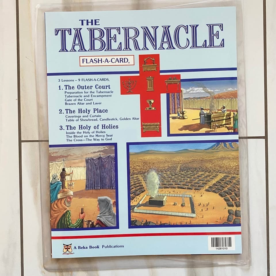 Abeka Bible Curriculum Flash-A-Card THE TABERNACLE
