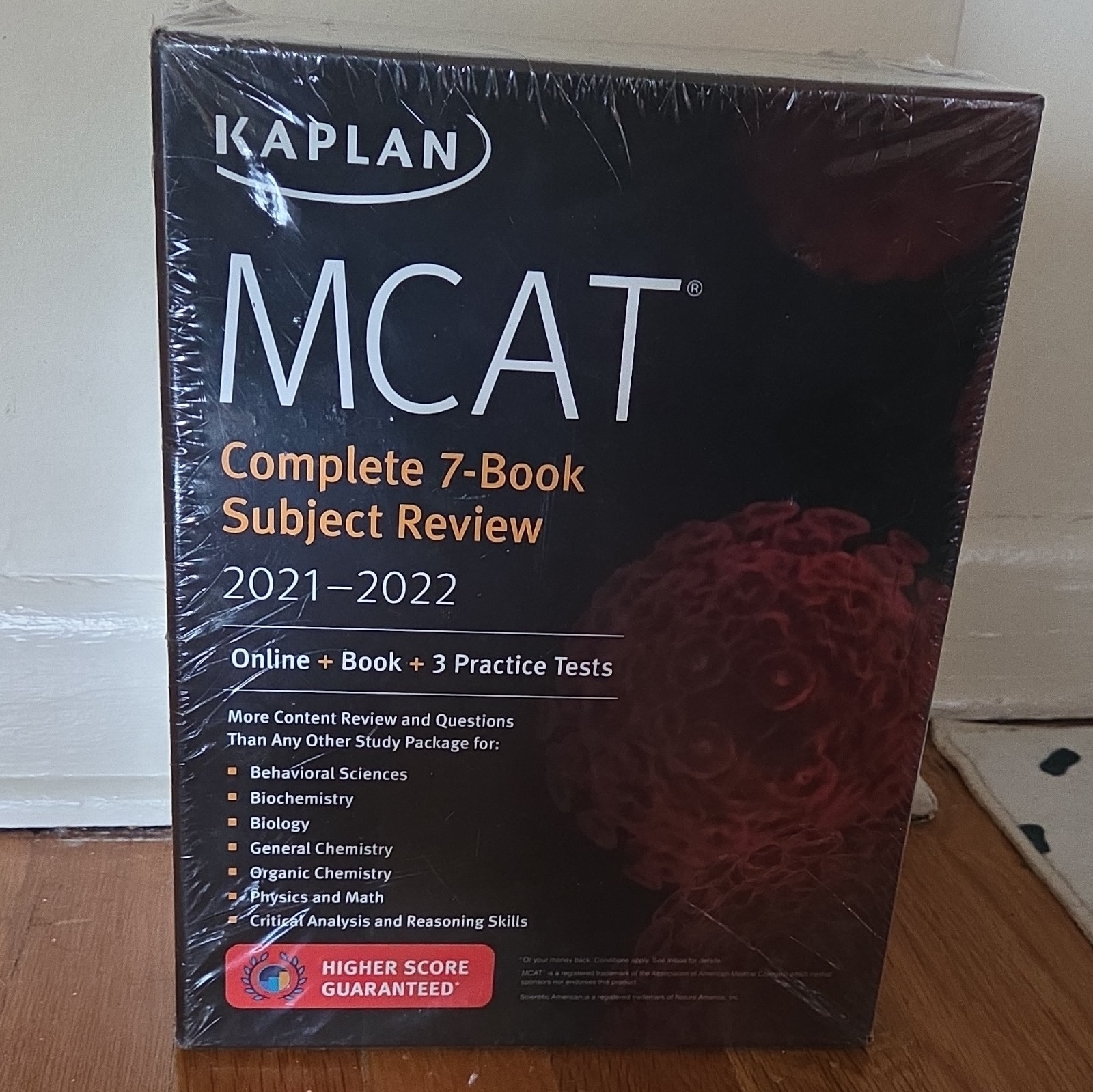 Kaplan MCAT Complete 7-Book Subject Review 2021-2022 Box Set Study Guide