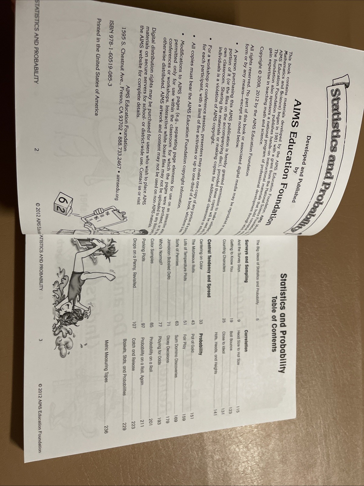 STATISTICS AND PROBABILITY (AIMS ACTIVITIES GRADES 6-8)By Aims Education