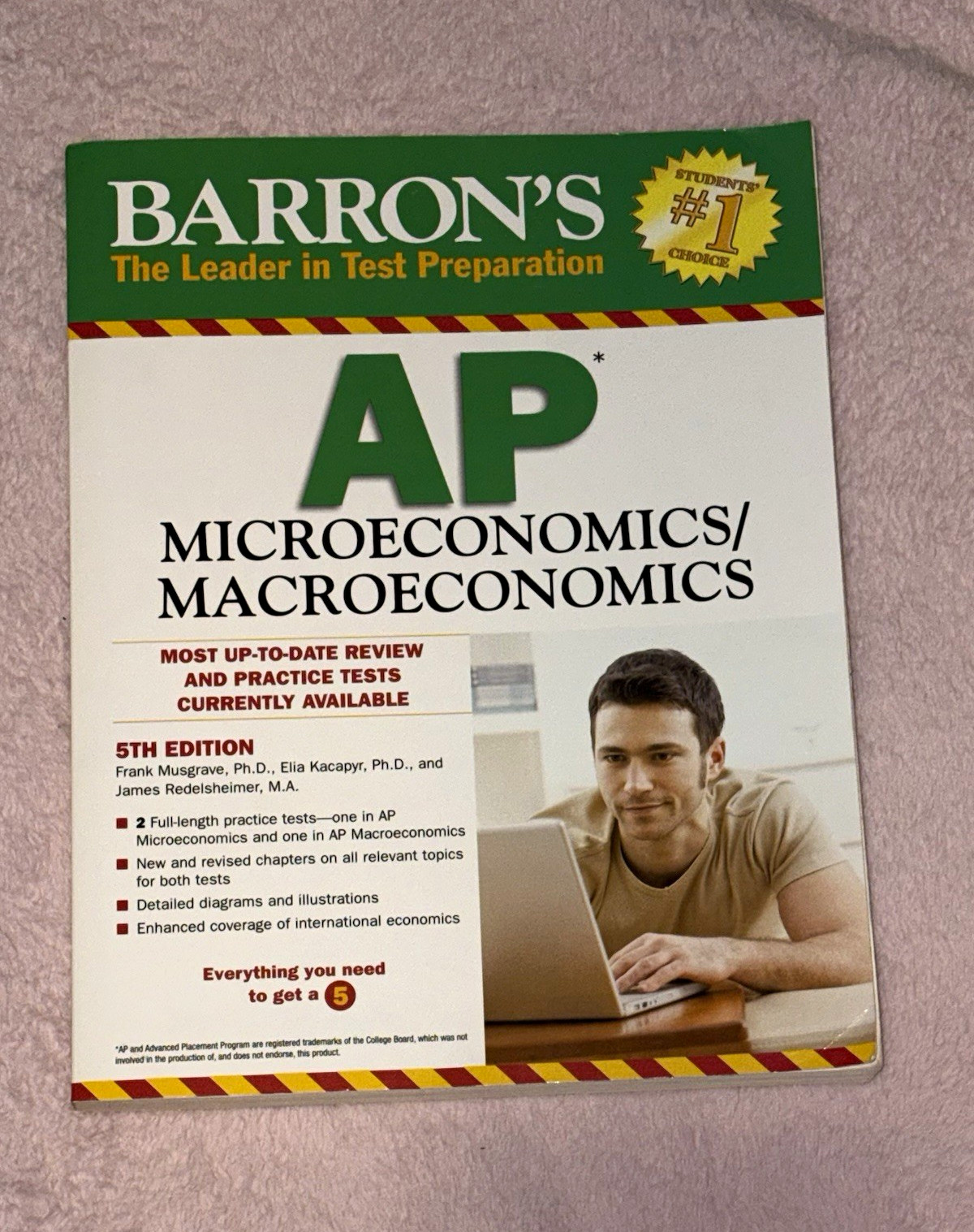 Barron’s AP Microeconomics/Macroeconomics Study Guide 5th Ed Paperback 2007