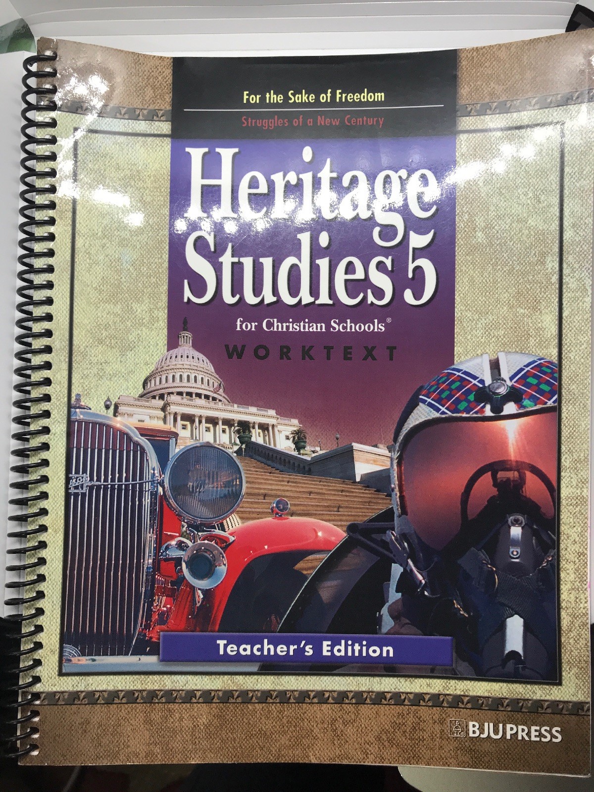 BJU Bob Jones Heritage Studies 5 Worktext Teacher’s Edition Homeschool History