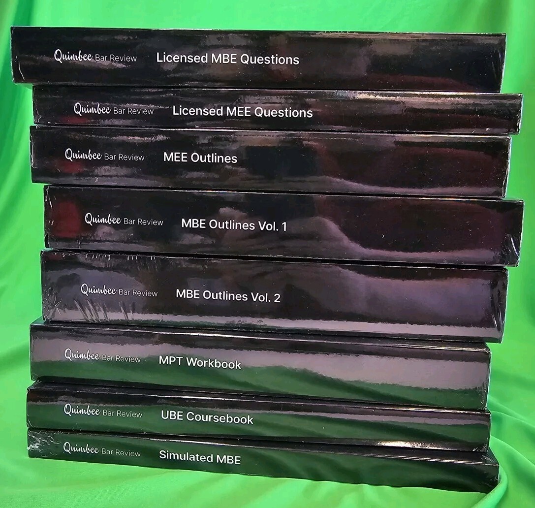 Quimbee Complete UBE/MEE Books Set 2023 8 Sealed books