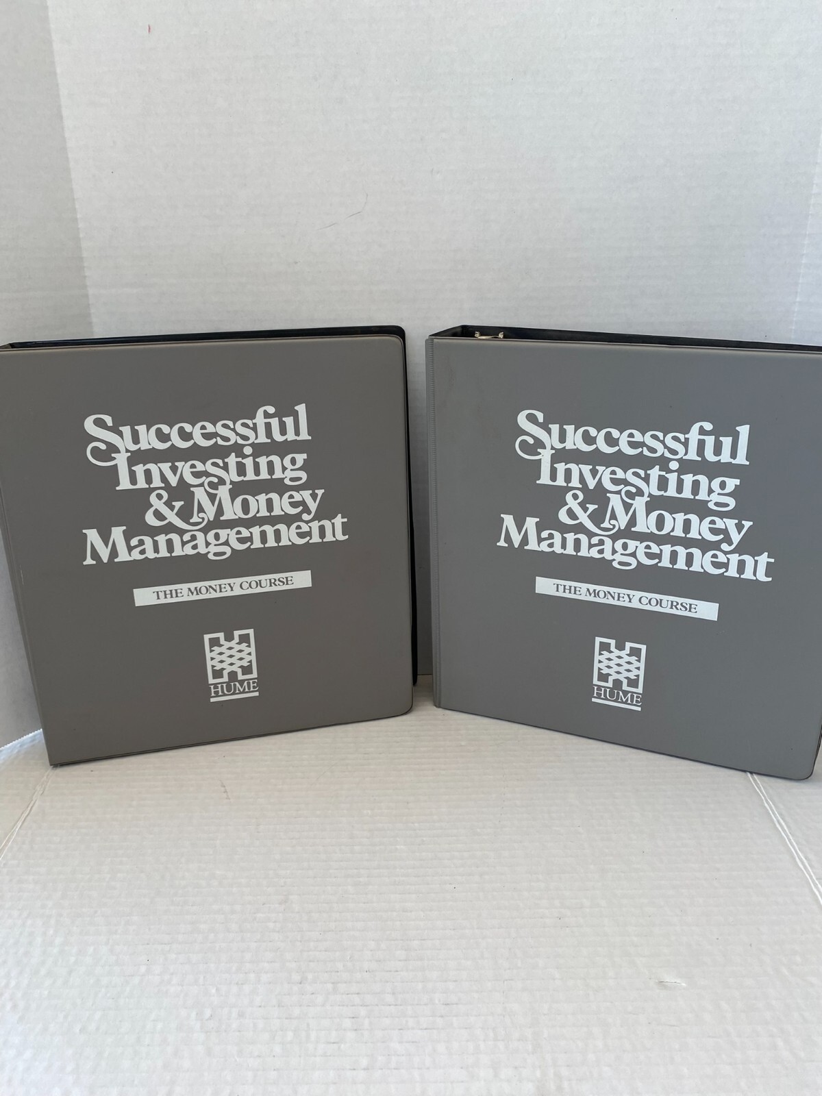 HUME Successful Investing And Money Management THE MONEY COURSE Lot of 2 Volume