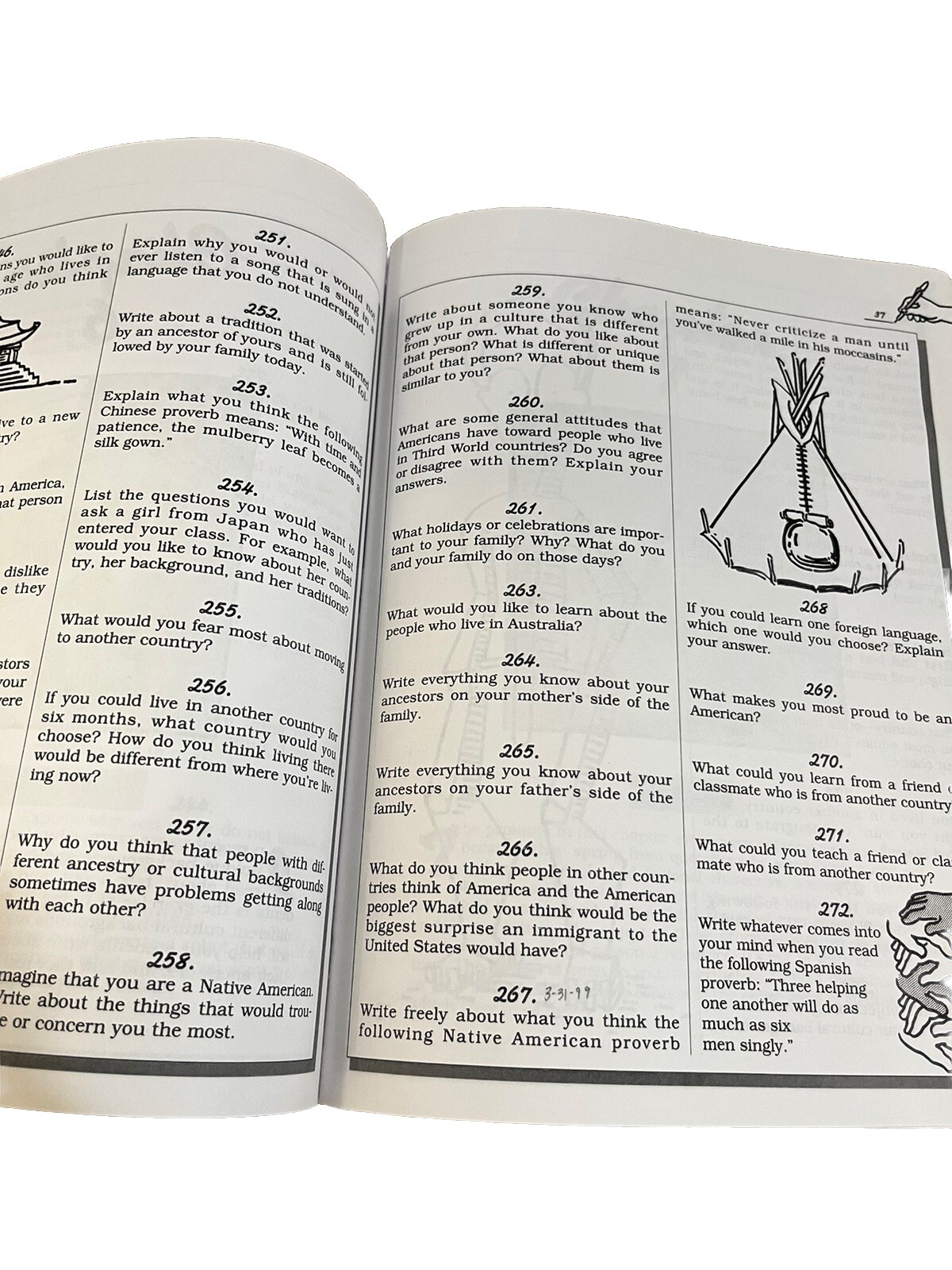 Instructor Bks.: 325 Creative Prompts for Personal Journals by J. A. Senn