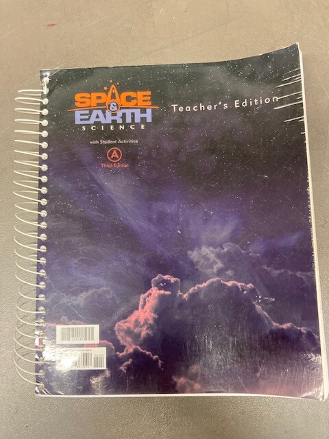 BJU PRESS Space & Earth Science 3rd Ed. Teacher’s Edition Text A Bob Jones Univ.