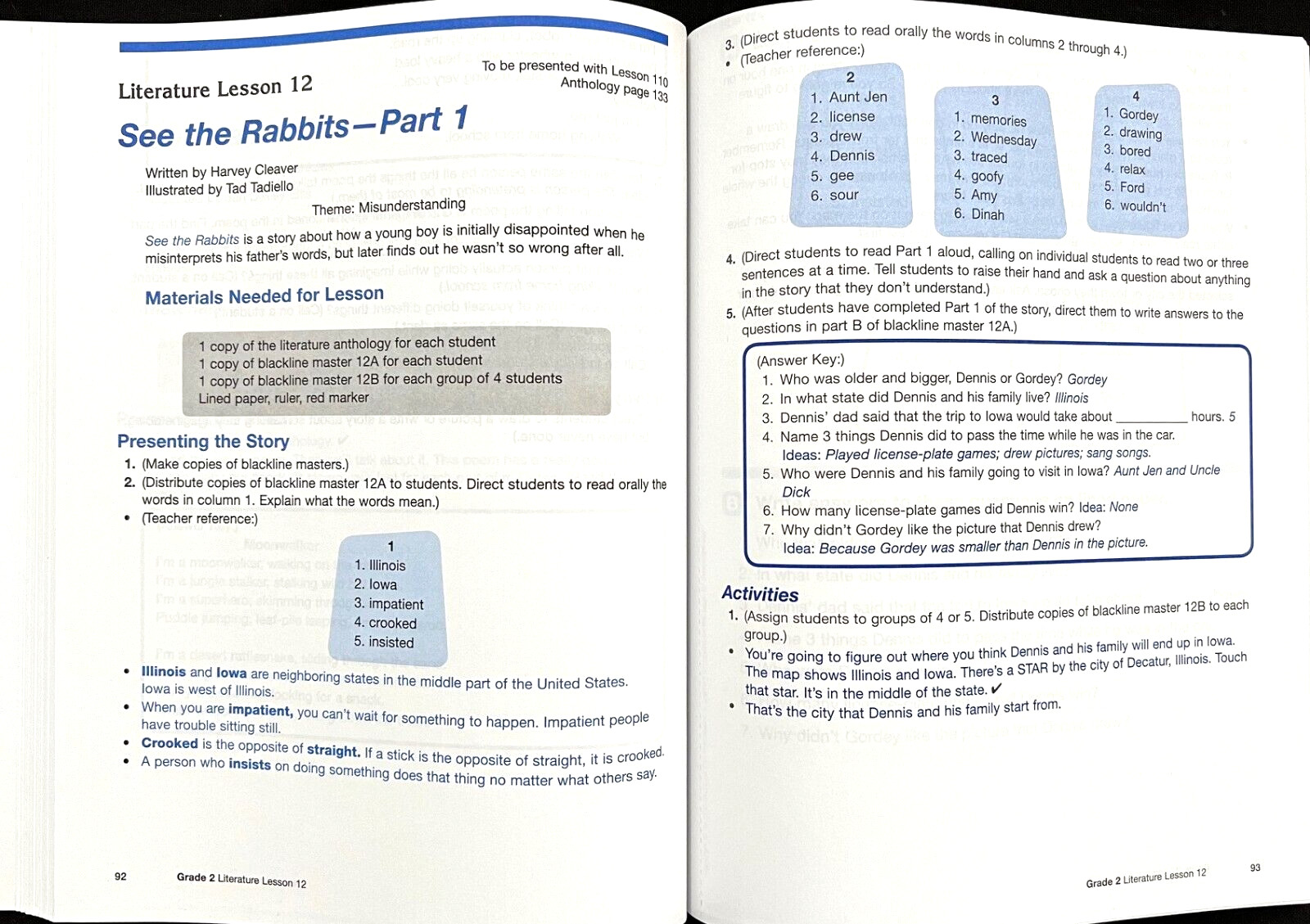 2nd Grade -SRA READING MASTERY -INSTRUCTION LITERATURE GUIDE (Signature Edition)