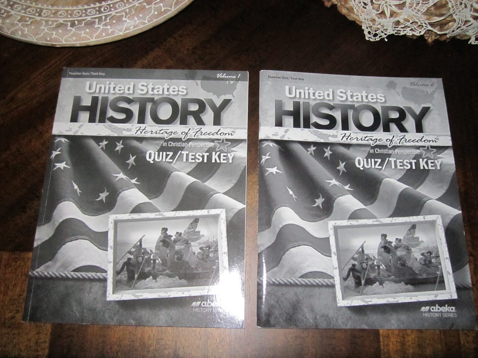 Abeka 11th United States History Heritage Quiz/Test Keys Vol. 1/2 377252 377287