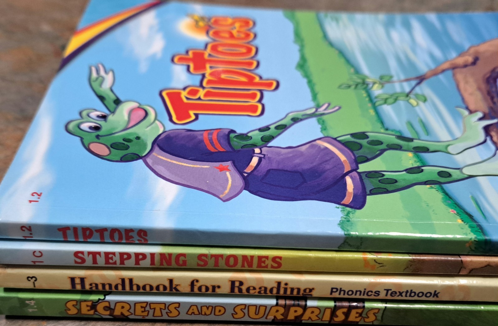 A Beka 1st grade Homeschool Tiptoes Handbook for Reading – Lot of 4 – GOOD