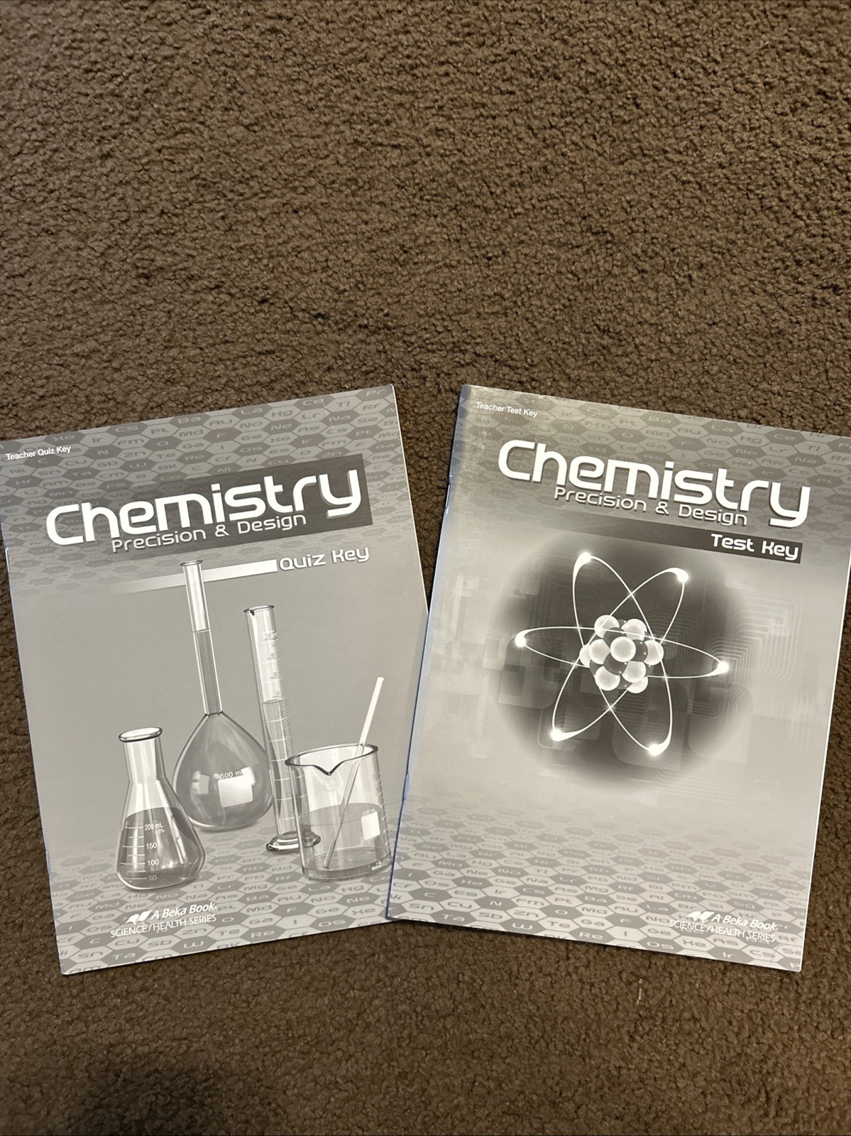 Abeka Chemistry Precision and Design 3rd Edition Quiz Test Book Key