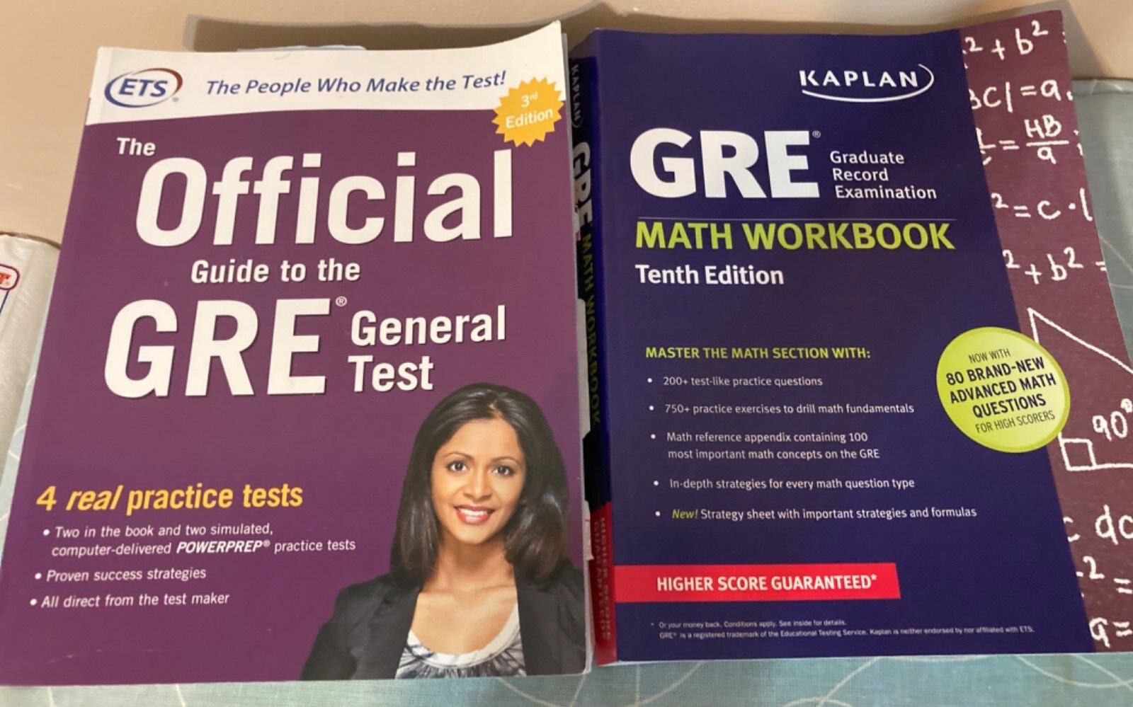 Kaplan GRE Exam Math Workbook by Kaplan Publishing Staff (2006, Hardcover,…