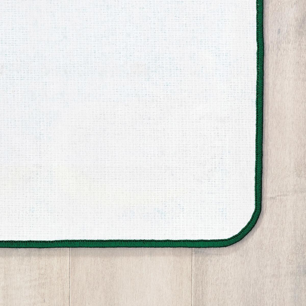 Kaplan Early Learning Kaplan® Branching Out Carpet – 4′ x 6′ Rectangle – Green