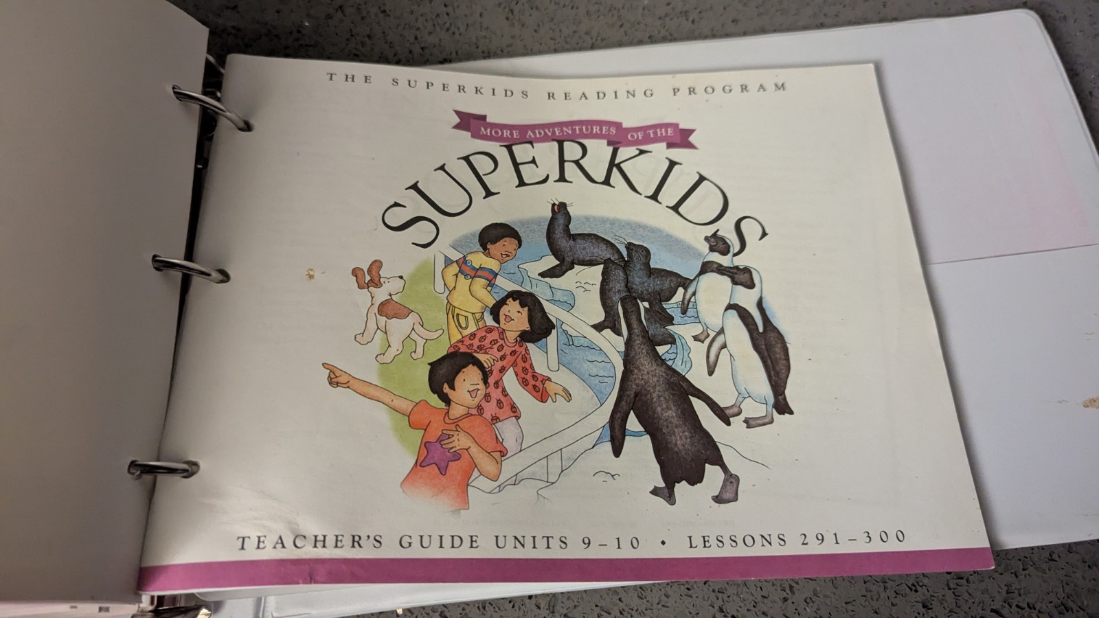SUPERKIDS READING PROGRAM Level 4 Teacher Material Lessons 227-300 Binder