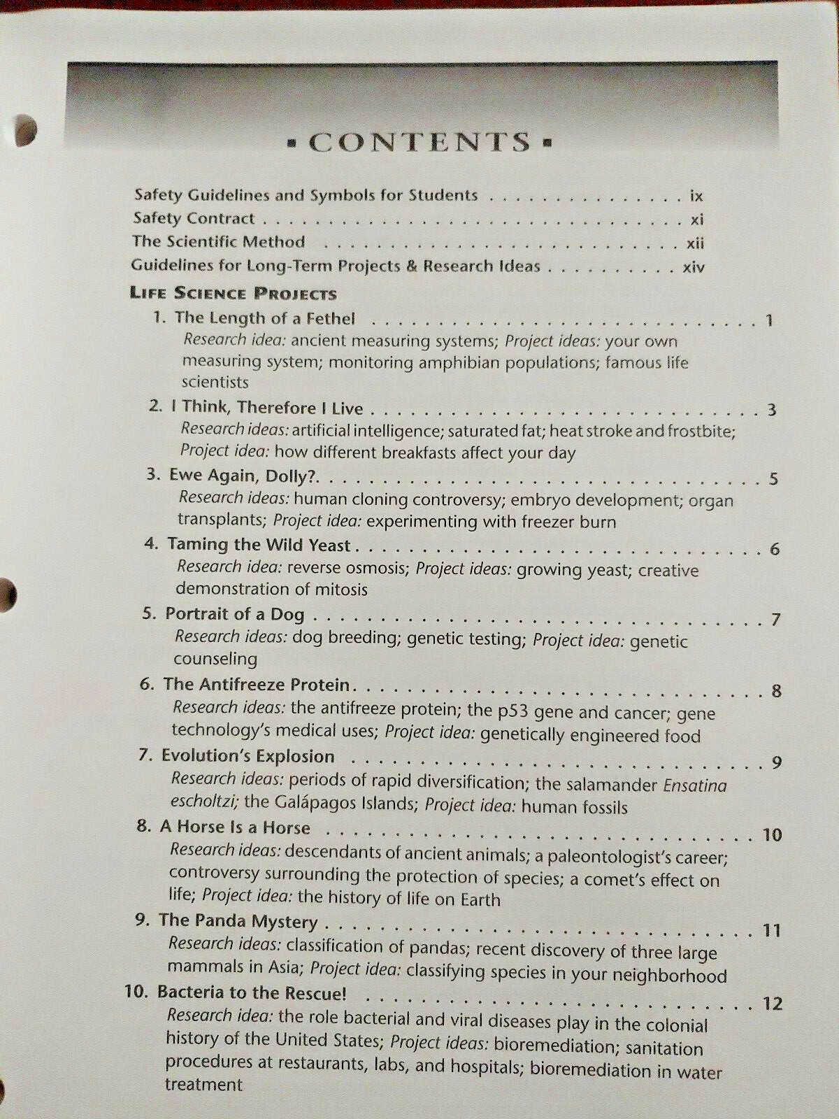 HOLT Projects Research Science 8th 9th 10th 11th 12th Grade 8 9 10 11 12 Answers