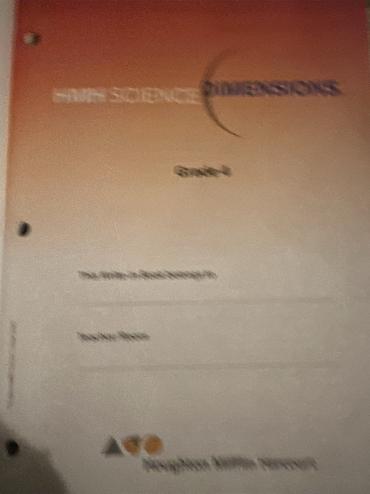 HMH Science Dimensions