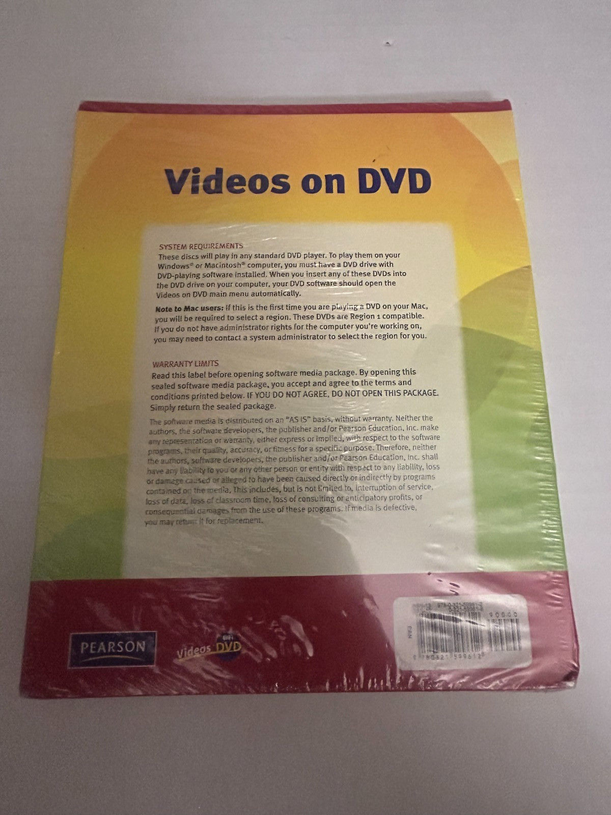 Pearson Videos on DVD Developmental Mathematics: Basic Math & Algebra Set (NEW)