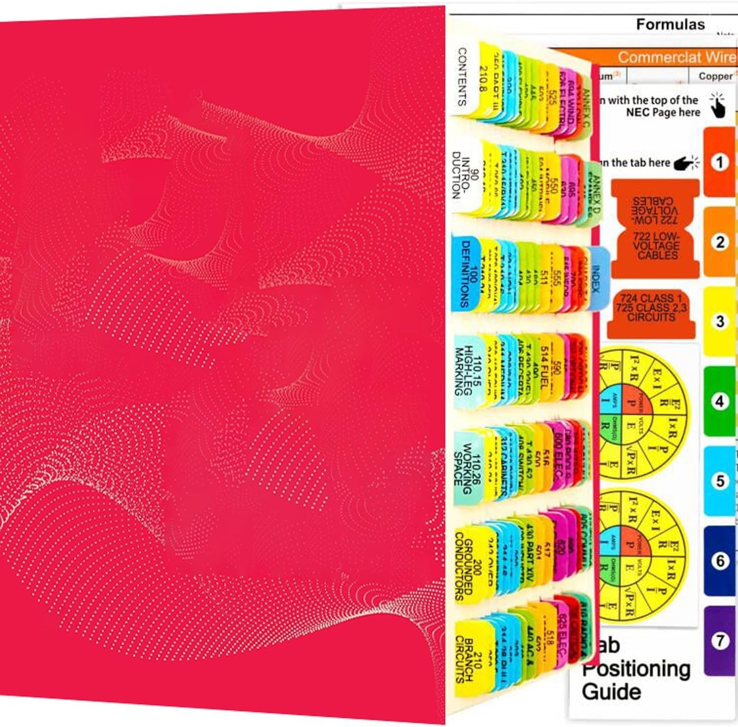 National Electrical Code 2023 NEC Code Book Tabs, 120 PCS