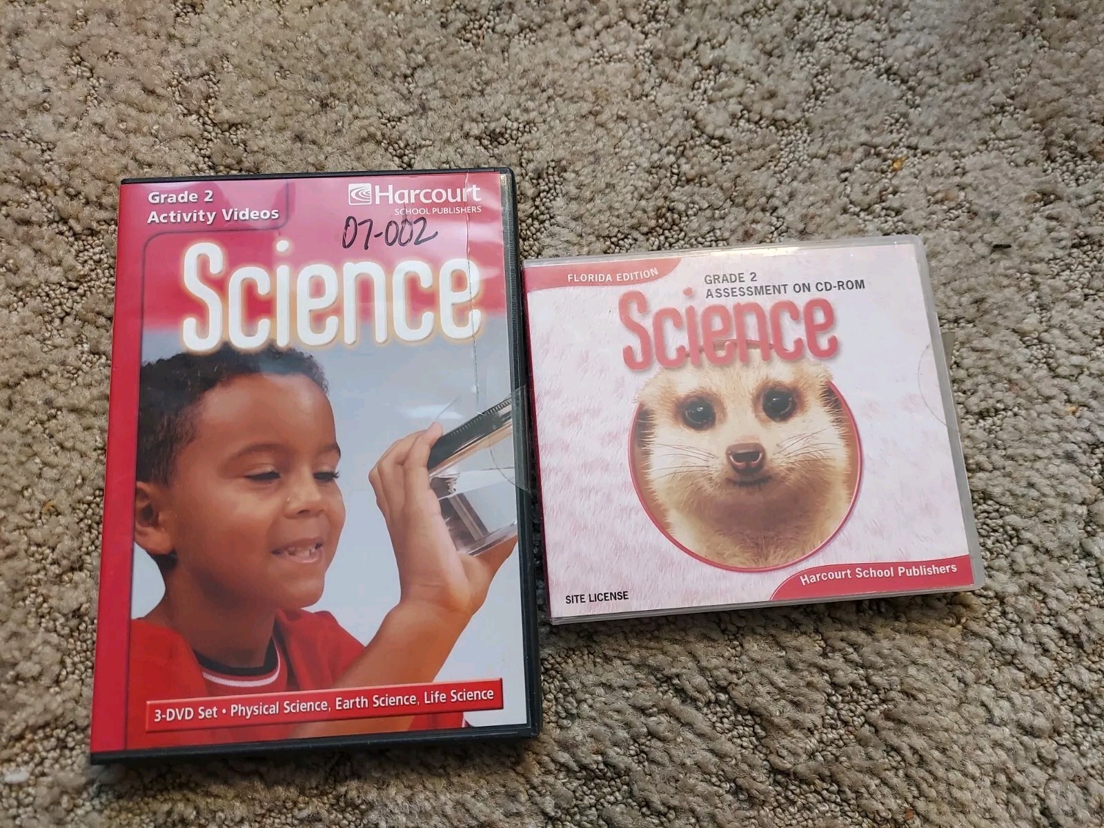 Harcourt SCIENCE 2nd Grade 2 Assessment CD & Activity Videos DVD Set Life Earth