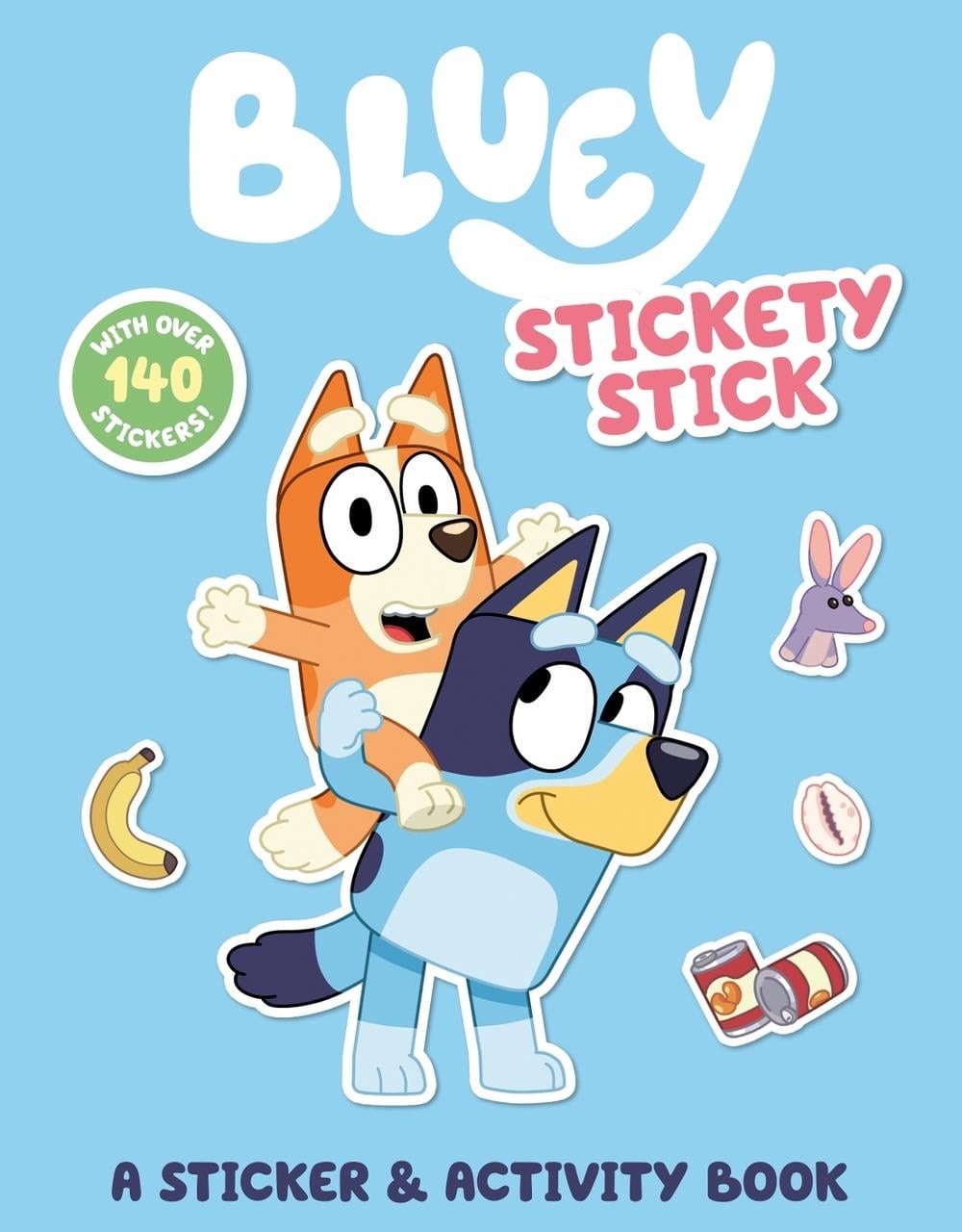 Bluey: Stickety Stick: A Sticker & Activity Book: with over 140 stickers by Peng