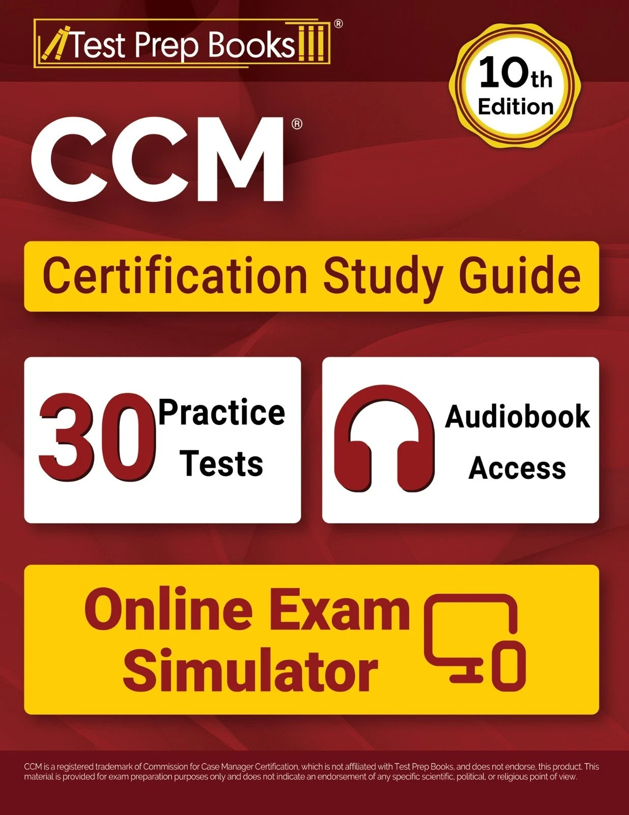 CCM Certification Study Guide: Practice Tests + Certified Case Manager Exam Prep