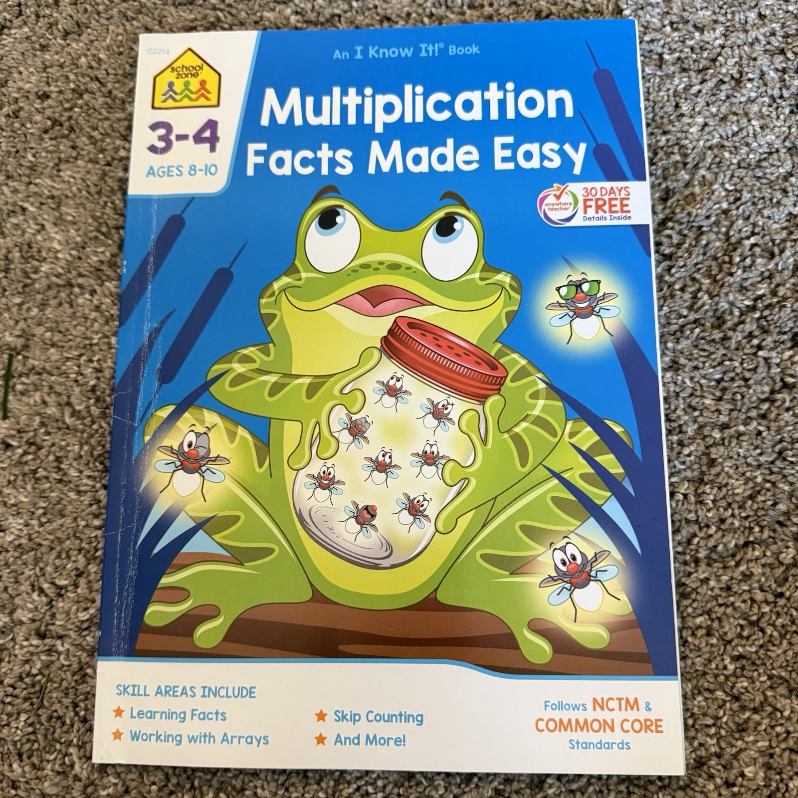 Multiplication Facts Made Easy Workbook Grade 3-4 New Paperback Book